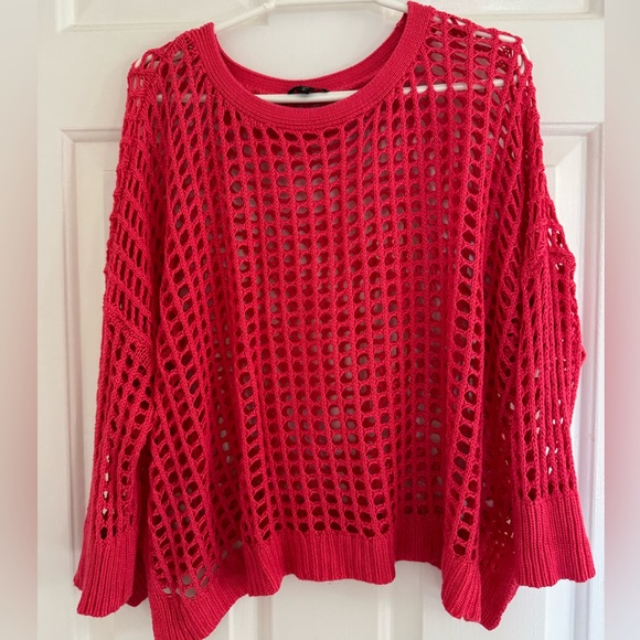 Express Open Stitch Dolman Sleeve Sweater. Size L. EUC - Picture 1 of 10